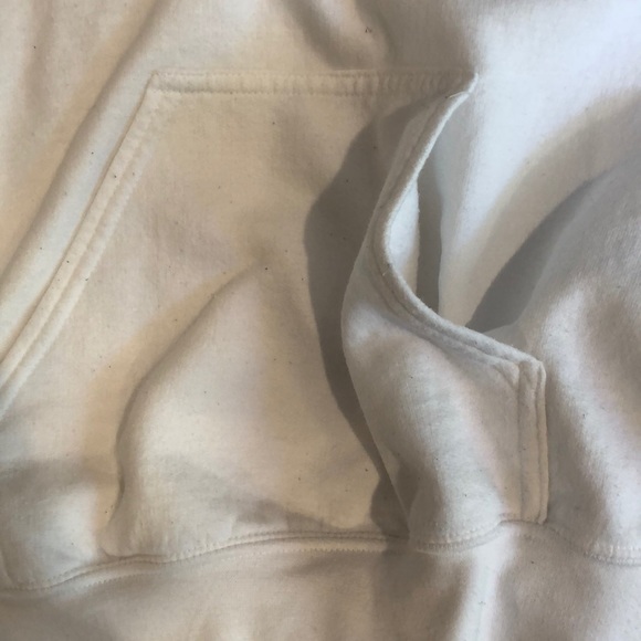 Plain White Gildan Sweatshirt - Picture 2 of 3